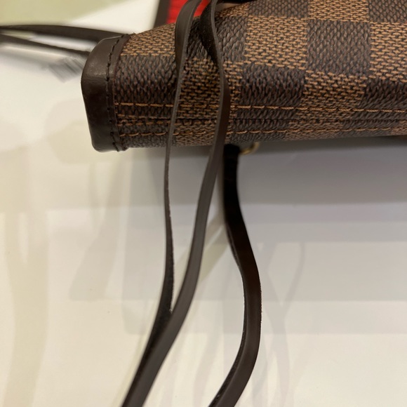 ** Authentic ** Neverfull MM Brown Damien used LV Handbag - Picture 10 of 12
